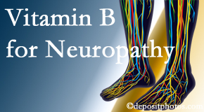 Paulette Hugulet, DC, LLC values the benefits of nutrition, especially vitamin B, for neuropathy pain along with spinal manipulation.