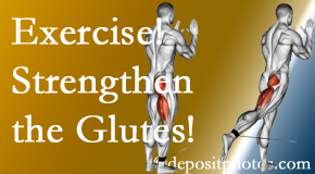 La Grande chiropractic care at Paulette Hugulet, DC, LLC incorporates exercise to strengthen glutes.
