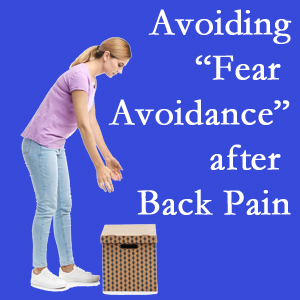 La Grande chiropractic care encourages back pain patients to resist the urge to avoid normal spine motion once they are through their pain.