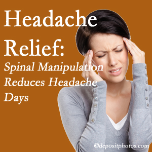 La Grande chiropractic care at Paulette Hugulet, DC, LLC may reduce headache days each month.